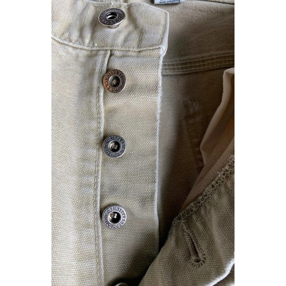 Vtg Abercrombie & Fitch made in USA carpenter Pants - Picture 4 of 5